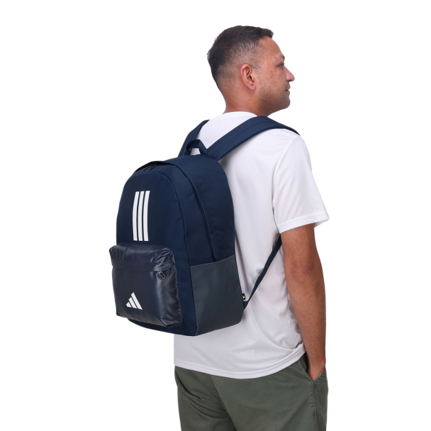 Mochila Adidas Classic Back-To-School 3S Marinho e Branco