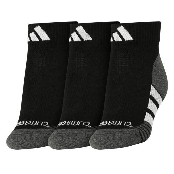 Meia Adidas Performance Climacool Com 3 Pares - Preta