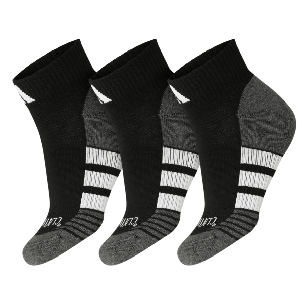Meia Adidas Performance Climacool Com 3 Pares - Preta