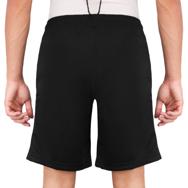 Shorts Adidas Logo Preto e Azul