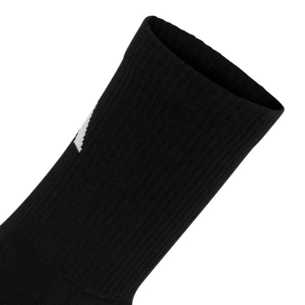 Meia Adidas Performance - 41 ao 43 - Pack com 03 Pares - Preto
