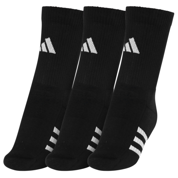 Meia Adidas Performance - 41 ao 43 - Pack com 03 Pares - Preto