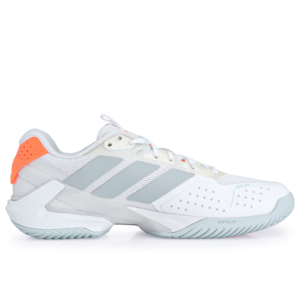 Tênis Adidas Adizero Ubersonic 5 All Court Branco e Cinza