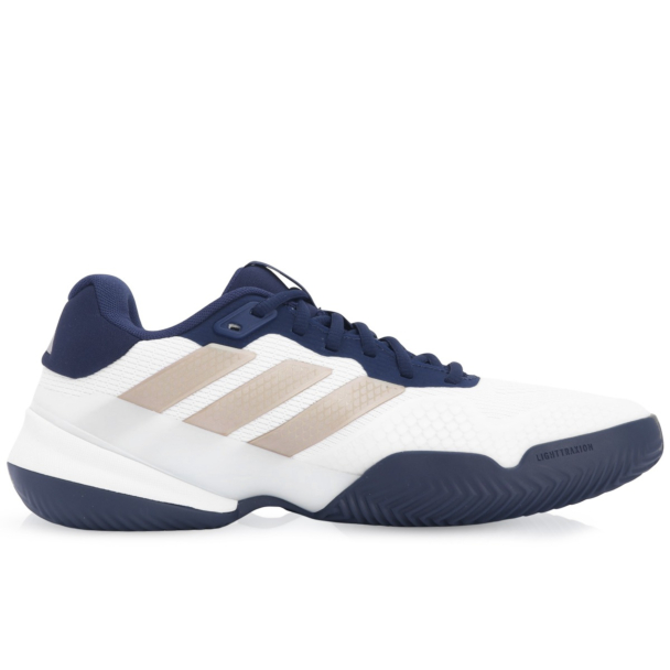 Tênis Adidas Barricade 14 - Clay - Saibro - Branco e Marinho