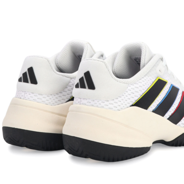 Tênis Adidas Barricade Infantil - All Court Branco e Preto