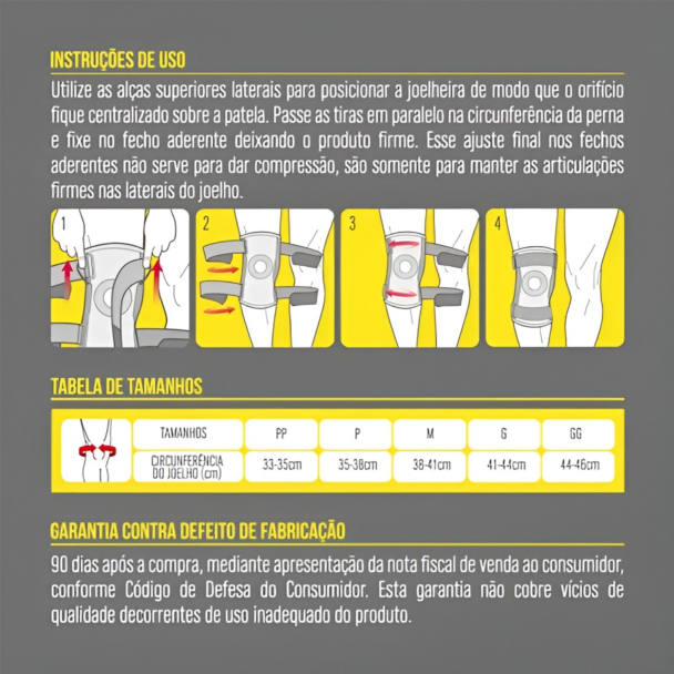 Joelheira Kestal Articulada
