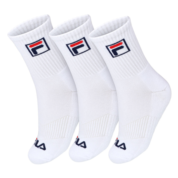 Meia Fila FBox 34 ao 38 - Pack com 03 Pares- Branca