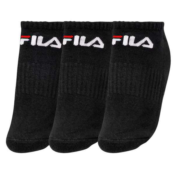 Meia Fila LS330040 39 ao 43 - Pack com 03 Pares - Preta