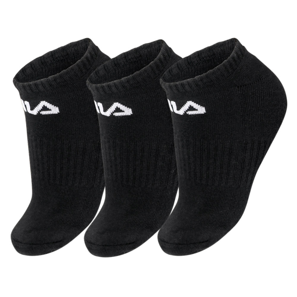 Meia Fila LS330040 39 ao 43 - Pack com 03 Pares - Preta
