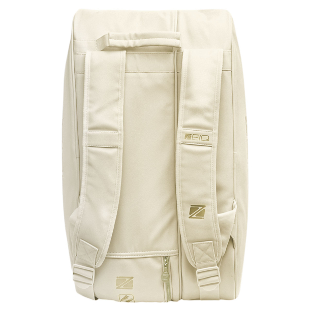 Raqueteira Zeiq Hummel Off White e Dourada - ProSpin.com.br