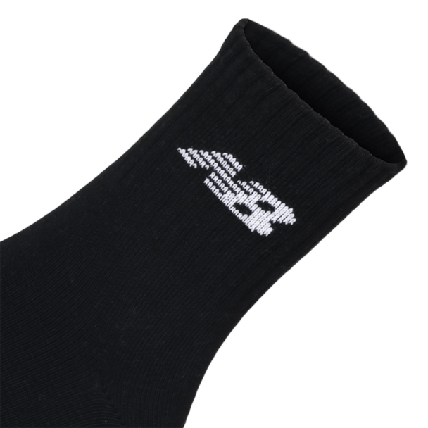 Meia New Balance Lifestyle Basic 35 ao 38 - Pack com 3 Pares - Preta