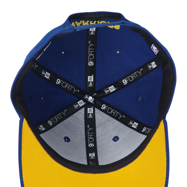 Boné New Era 9Forty NBA Golden State Warriors Team Azul e Amarelo