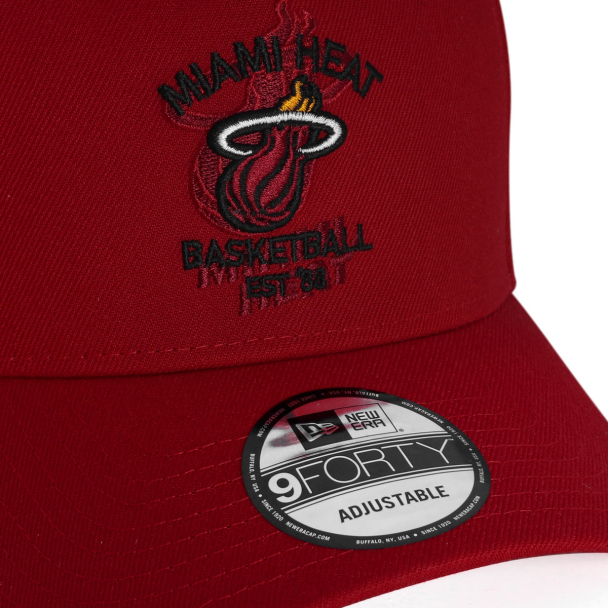 Boné New Era 9Forty A-Frame NBA Miami Heat Core Vermelho