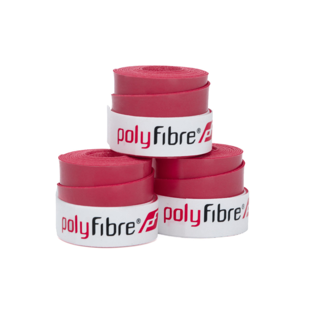 Overgrip Polyfibre Omnigrip 0.6mm - Pack com 03 Unidades Vermelho