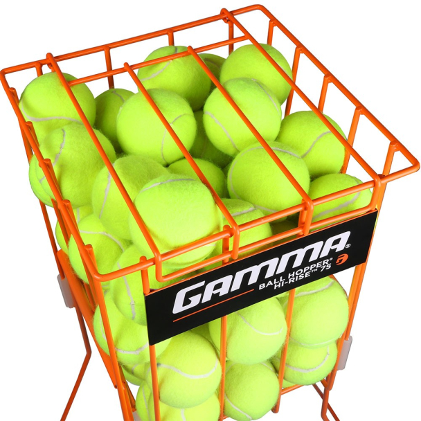 Cesto de Bola Gamma HI Rise Laranja - Para 75 Bolas