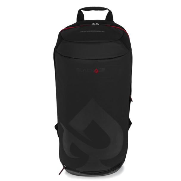 Mochila Prokennex Black ACE Barrel Preta e Vermelha - ProSpin.com.br