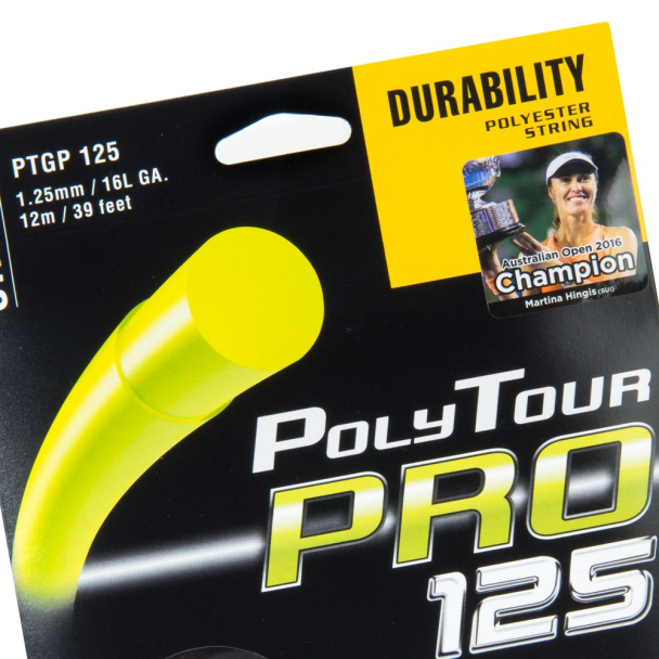 Corda Yonex Poly Tour Pro 1.25 Rosa - Set Individual