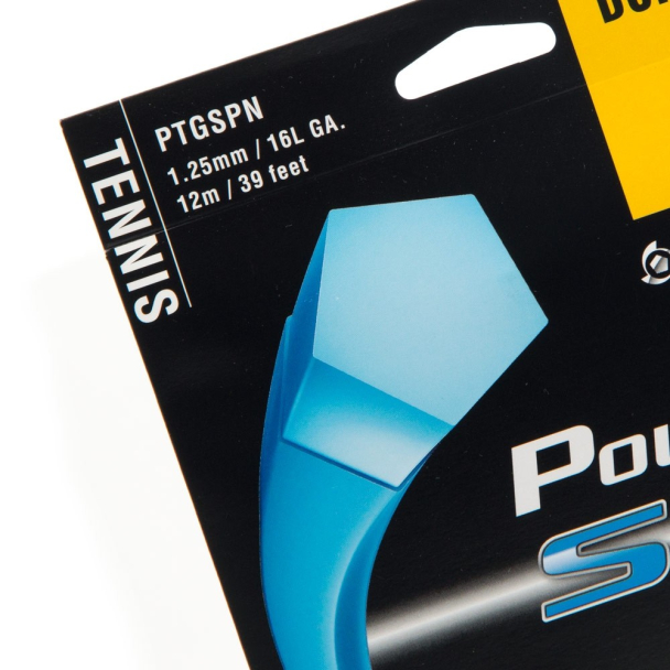 Corda Yonex PolyTour Spin 16L 1.25mm Azul - Set Individual