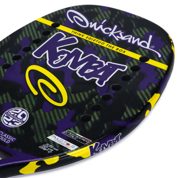 Raquete de Beach Tennis Quicksand Kombat - Kevlar