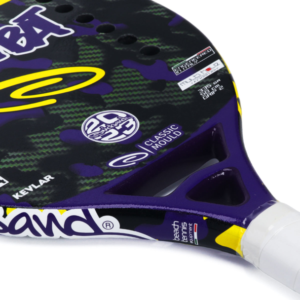 Raquete de Beach Tennis Quicksand Kombat - Kevlar