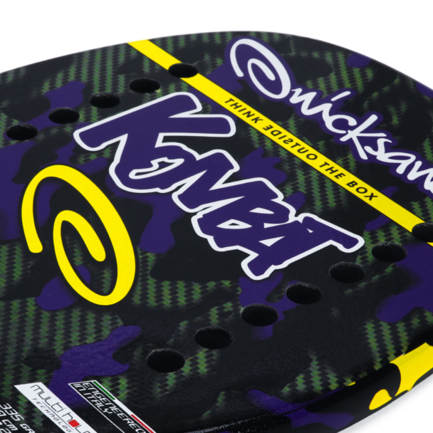Raquete de Beach Tennis Quicksand Kombat - Kevlar