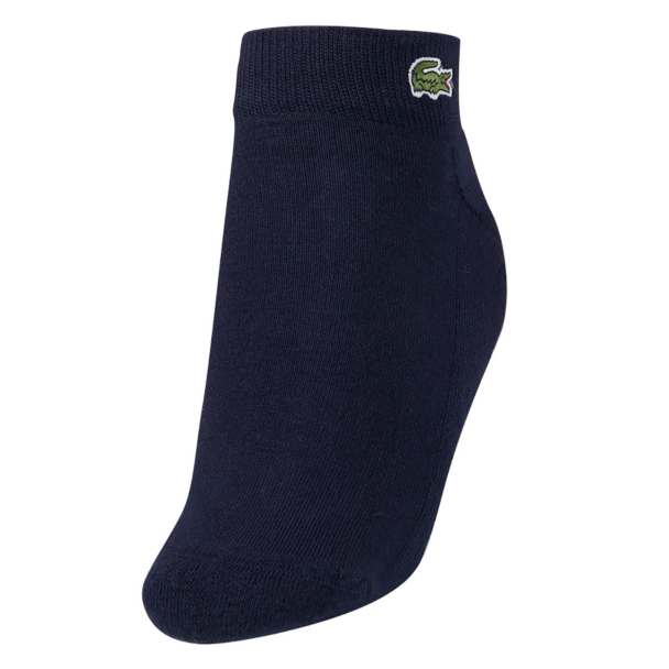 Meia Lacoste Esportiva Cano Curto Marinho