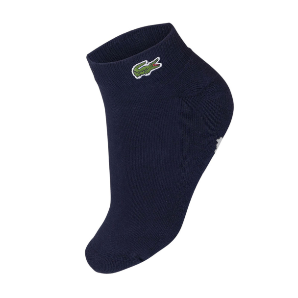 Meia Lacoste Esportiva Cano Curto Marinho
