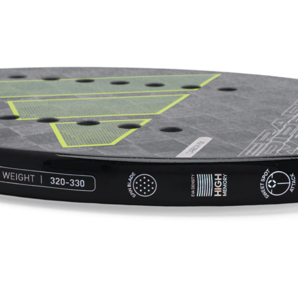 Raquete de Beach Tennis Adidas Adipower 3.3 H14 Preta Prata e