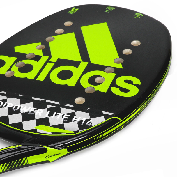 Raquete de Beach Tennis Adidas Adipower Lite H14 Preta e Amarela