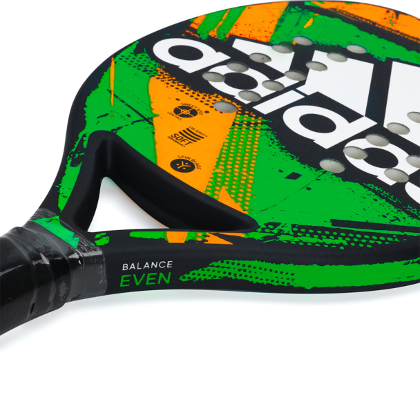 Raquete de Beach Tennis Adidas BT 3.0 Laranja e Verde Com Capa de Brinde