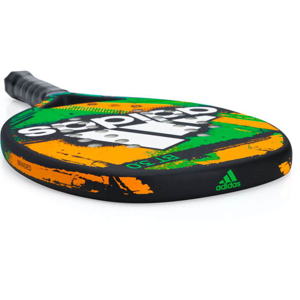 Raquete de Beach Tennis Adidas BT 3.0 Laranja e Verde Com Capa de Brinde