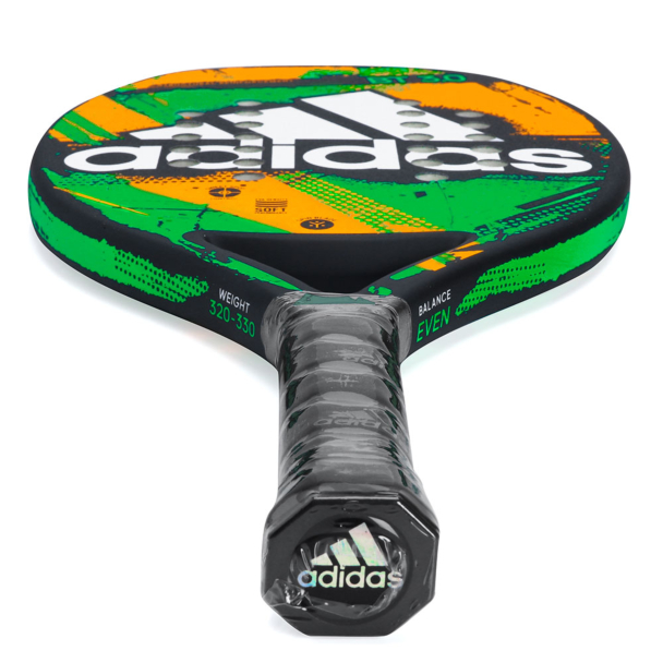 Raquete de Beach Tennis Adidas BT 3.0 Laranja e Verde Com Capa de Brinde