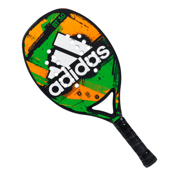 Raquete de Beach Tennis Adidas BT 3.0 Laranja e Verde Com Capa de Brinde