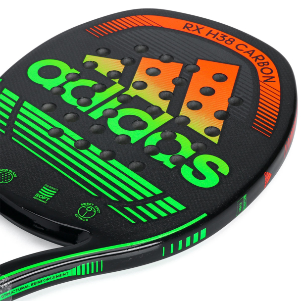 Raquete de Beach Tennis Adidas RX H38 Carbon | Pró Spin