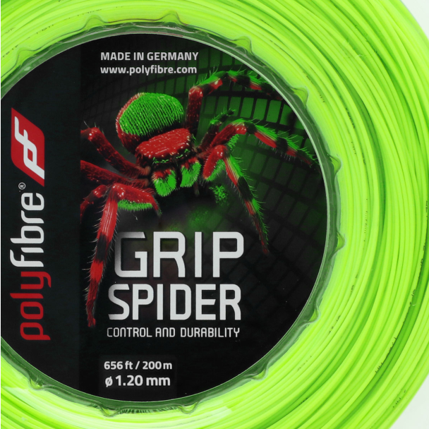 Corda Polyfibre Grip Spider 18L 1.20mm Rolo com 200 Metros Verde Limão