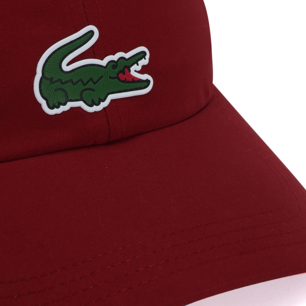 Boné Lacoste Sport X Novak Djokovic Microfibra Vemelho