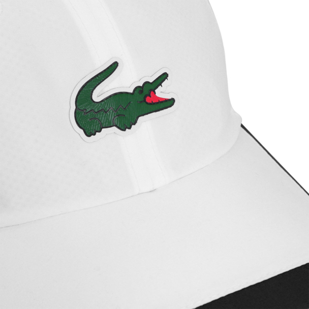 Boné Lacoste Classic RK5398 Branco e Preto