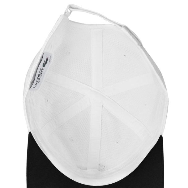 Boné Lacoste Classic RK5398 Branco e Preto