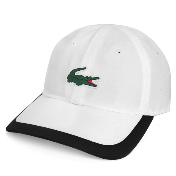 Boné Lacoste Classic RK5398 Branco e Preto