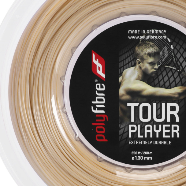 Corda Polyfibre Tour Player 16L 1.30mm Rose - Rolo com 200 Metros
