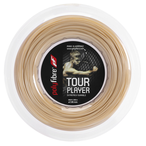 Corda Polyfibre Tour Player 16L 1.30mm Rose - Rolo com 200 Metros