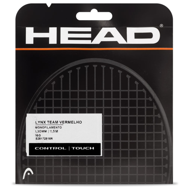 Corda Head Lynx Team Vermelha 16L 1.30mm - Set Individual
