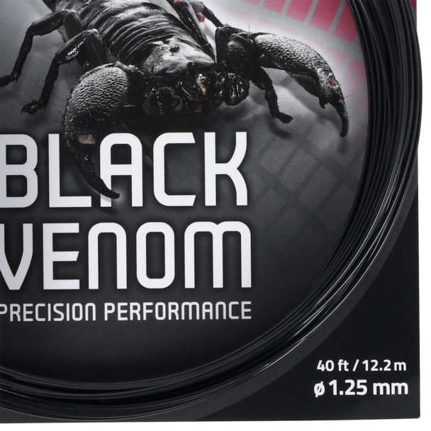 Corda Polyfibre Black Venom 17L 1.25mm Preta - Set Individual