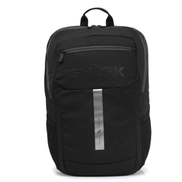 Mochila Shark Pro Preta e Prata