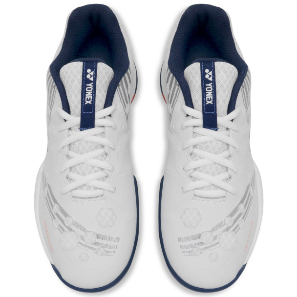 YONEX フリーストレーナー Tênis Yonex Strider Badminton Branco e Laranja - ProSpin.com