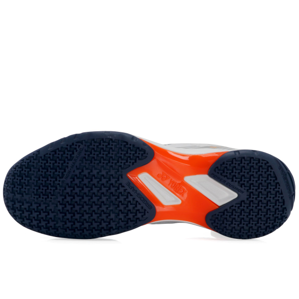 Tênis Yonex Strider Badminton Branco e Laranja - ProSpin.com