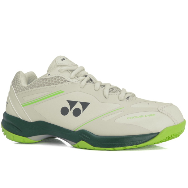 Tênis Yonex Power Cushion 65 X Badminton Cinza Claro e Verde