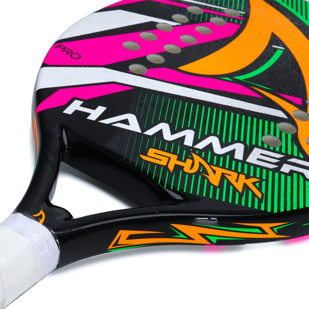 Raquete de Beach Tennis Shark Hammer - Pró Spin