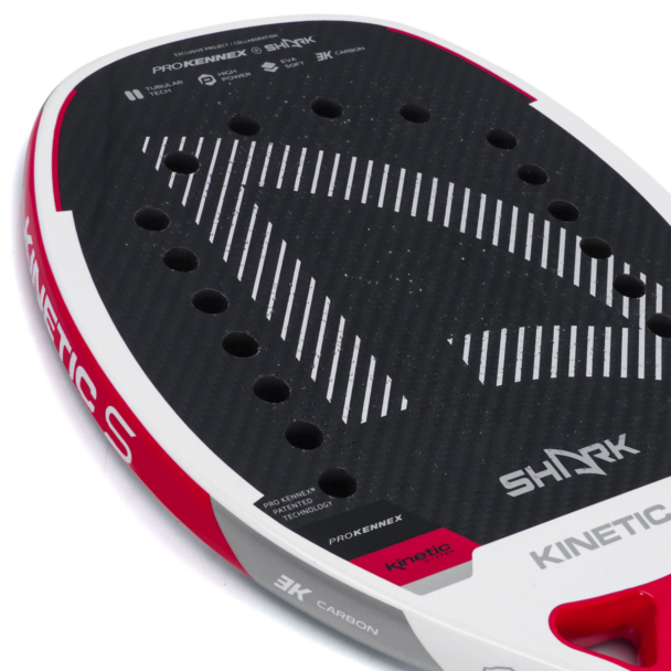 Raquete de Beach Tennis Shark Kinetic S Red
