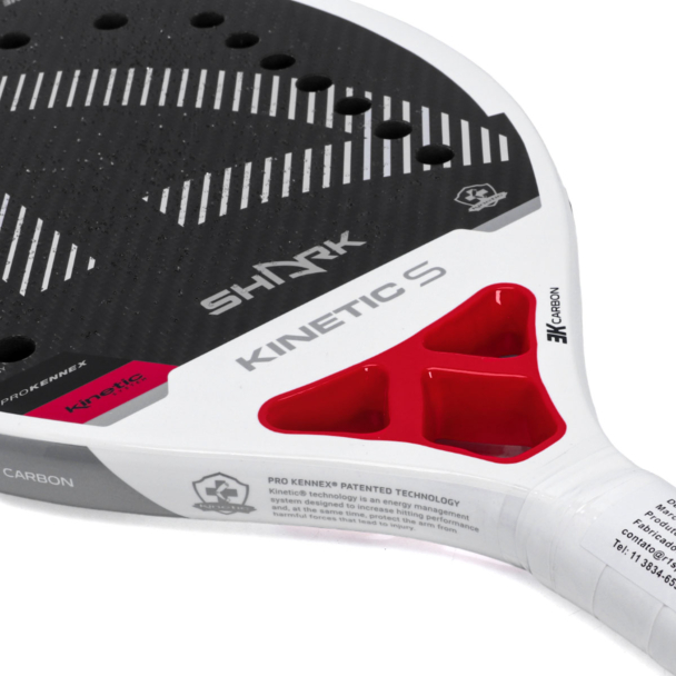 Raquete de Beach Tennis Shark Kinetic S Red
